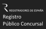 Registro público concursal